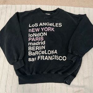 ANINE BING Sweatshirt, size Large